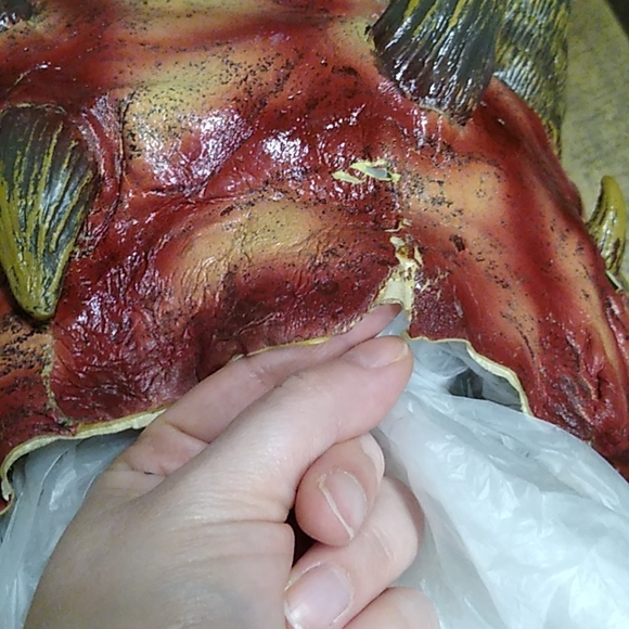 🎃Doom Demon devil scary alien mask face costume halloween Satan realistic - Picture 7 of 8